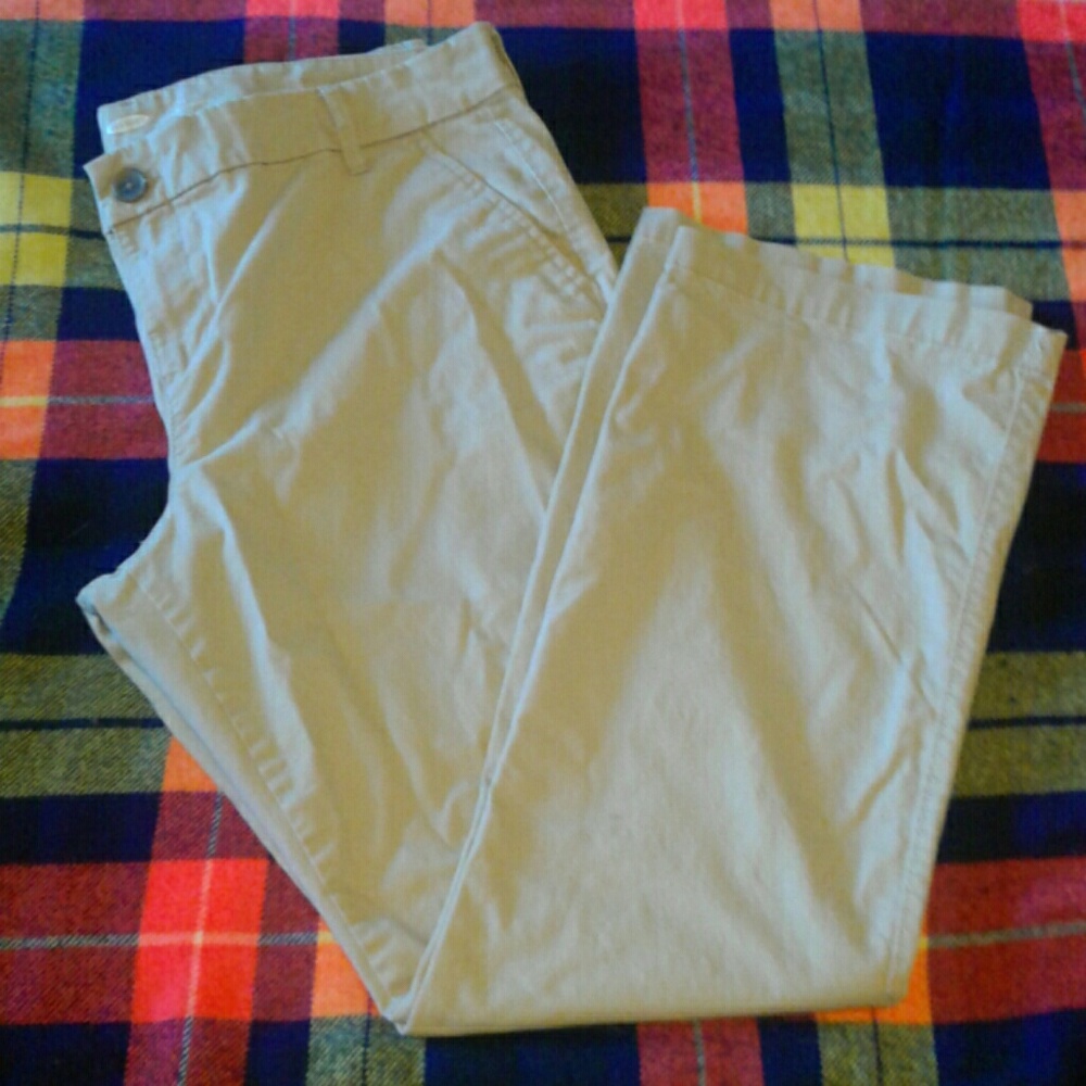 Bootcut khakis